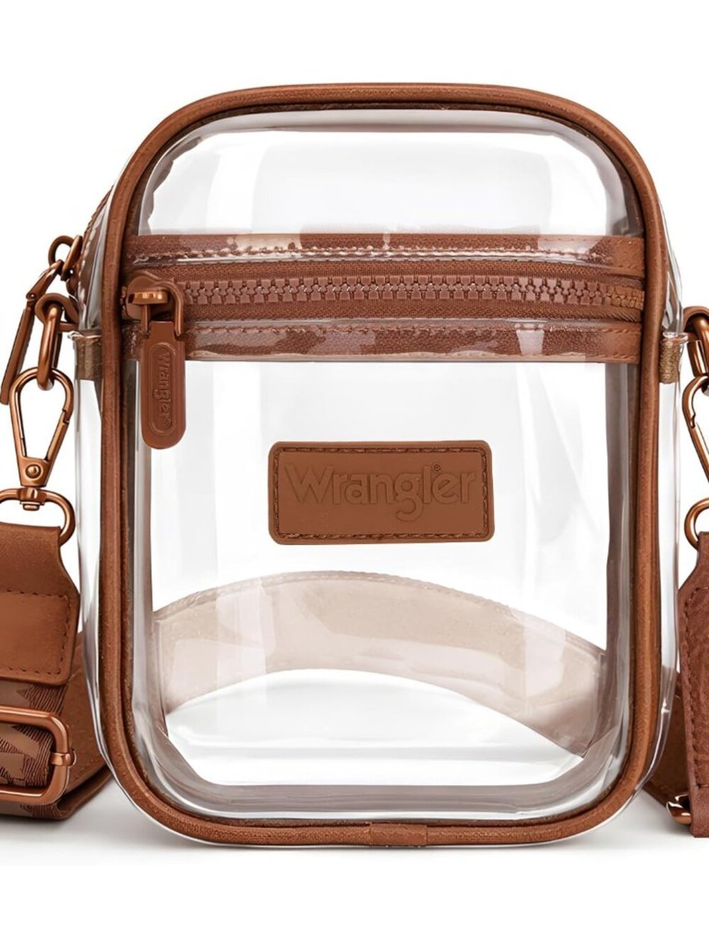 X Wrangler Clear Bag for Stadium Events Crossbody Purse for Concerts, Sports